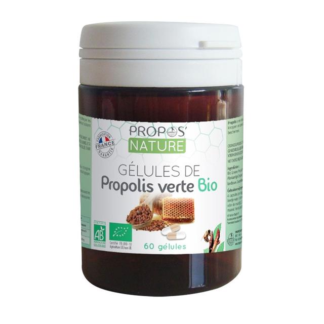 Propolis Verte Bio 60 Gelules Propos'Nature - Produit Bio - Easypara on Productcaster.