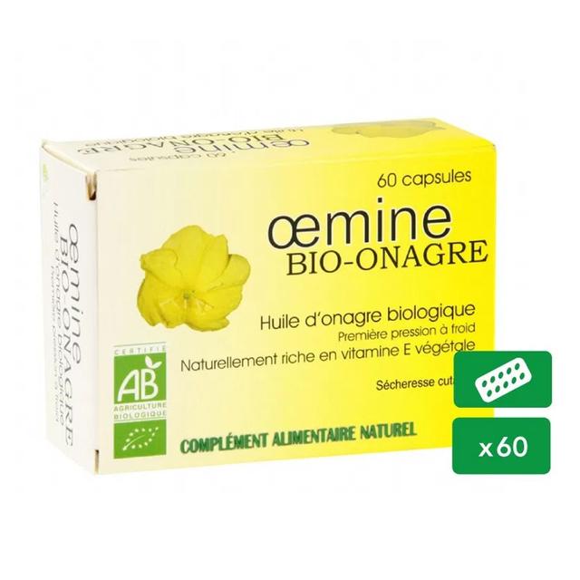 Oemine Bio Onagre 60 Caspules - Easypara on Productcaster.