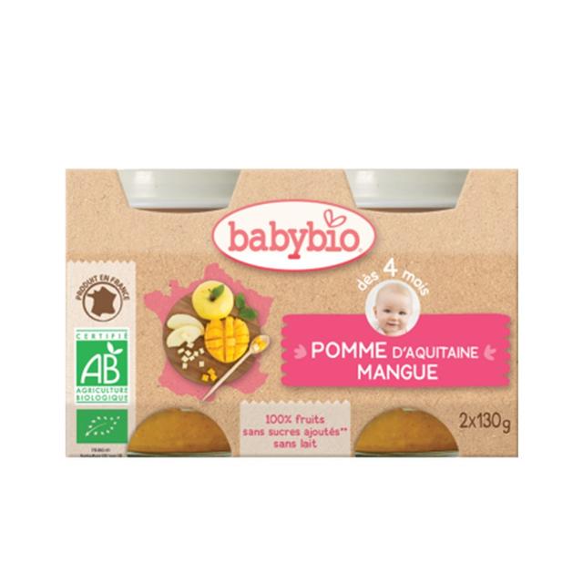 Petits Pots Bio Des 4 Mois 2x130g Fruits Babybio - Produit Bio - Easypara on Productcaster.