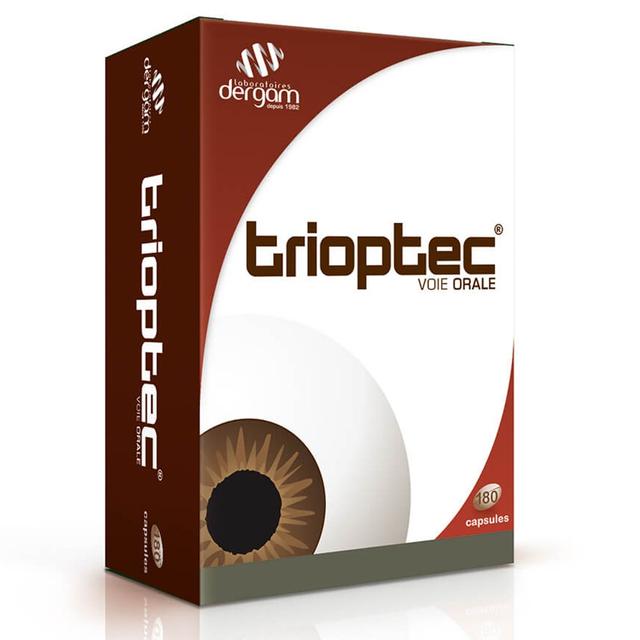 Trioptec Anti Vieillissement Oculaire 180 Capsules Dergam - Produit Bio - Certifié Cosmébio - Easypara on Productcaster.