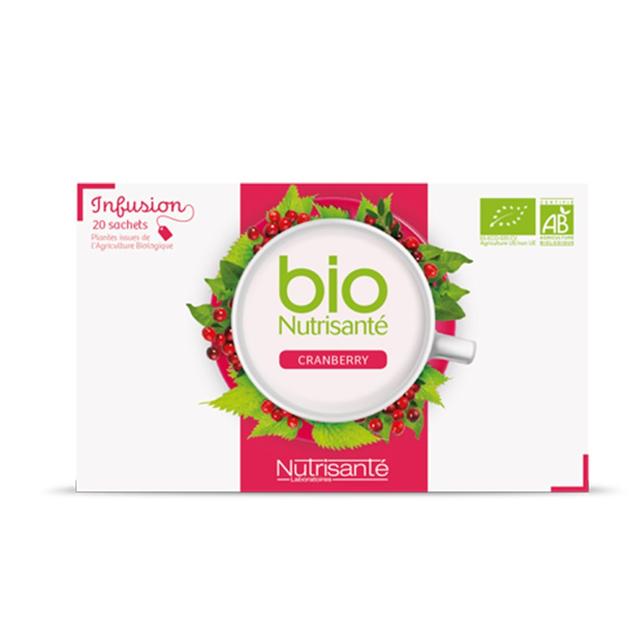 Bio Infusion Cranberry 20 Sachets Nutrisante - Produit Bio - Easypara on Productcaster.