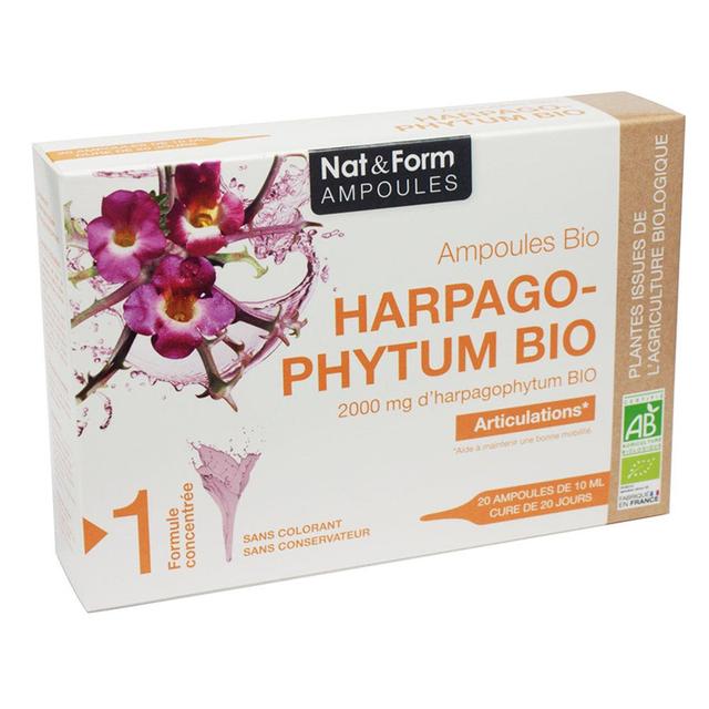 HARPAGOPHYTUM BIO 20 ampoules Nat&Form - Produit Bio - Easypara on Productcaster.