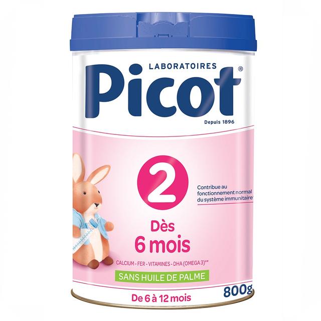 Picot 2 Lait En Poudre 6-12 Mois 800 g - Easypara on Productcaster.