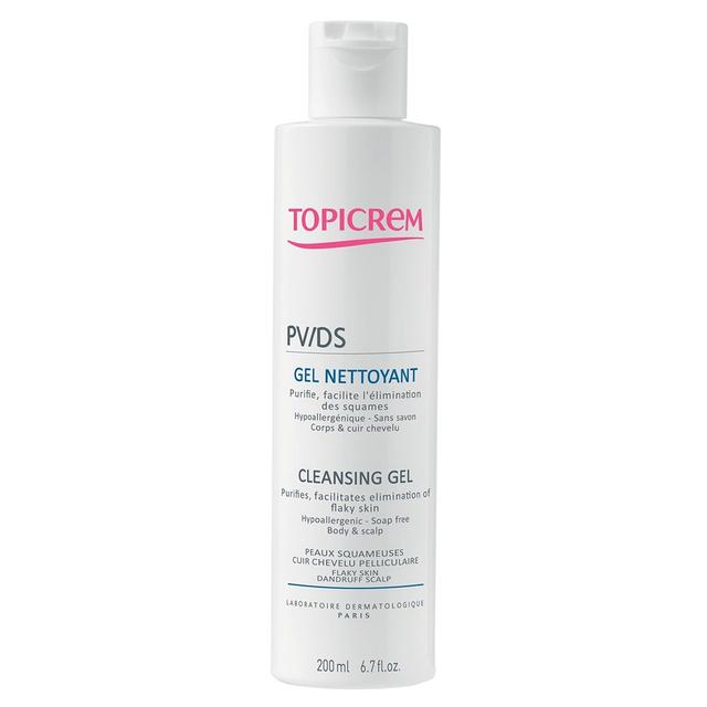 Pv/ds Gel Nettoyant Peaux Squameuses Et Cuir Chevelu Pelliculaire 200ml PV/DS Topicrem - Produit Bio - Certifié Cosmébio - Easypara on Productcaster.