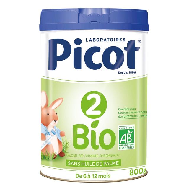 Picot 2 Lait En Poudre 6-12 Mois Bio 800g - Easypara on Productcaster.