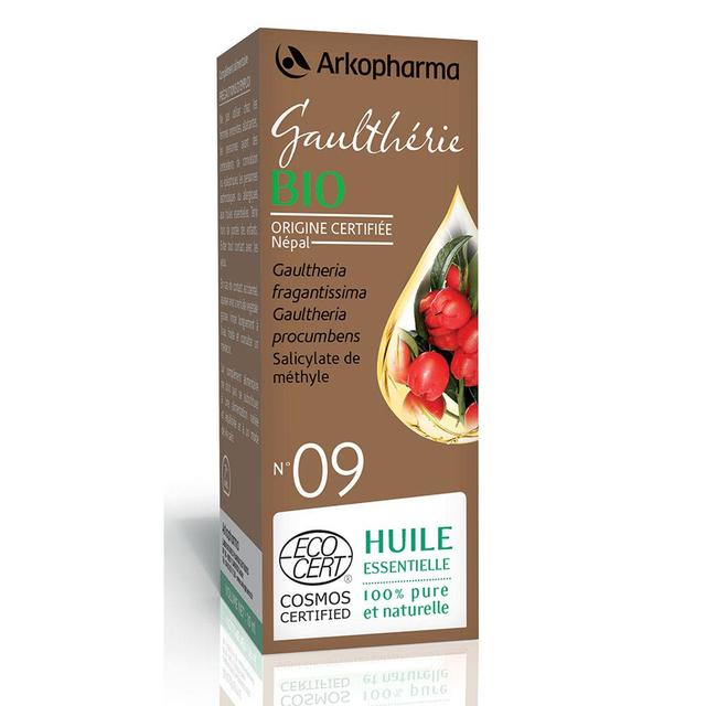 Huile Essentielle N°9 Gaultherie Wintergreen 10ml Olfae Arkopharma - Produit Bio - Certifié Cosmébio - Easypara on Productcaster.