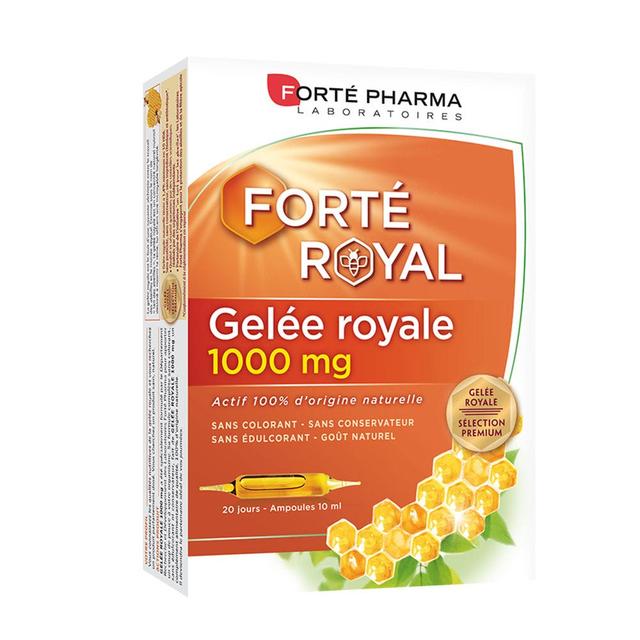 Forté Pharma Forté Royal Gelée Royale Bio 1000 mg 20 ampoules - Easypara on Productcaster.