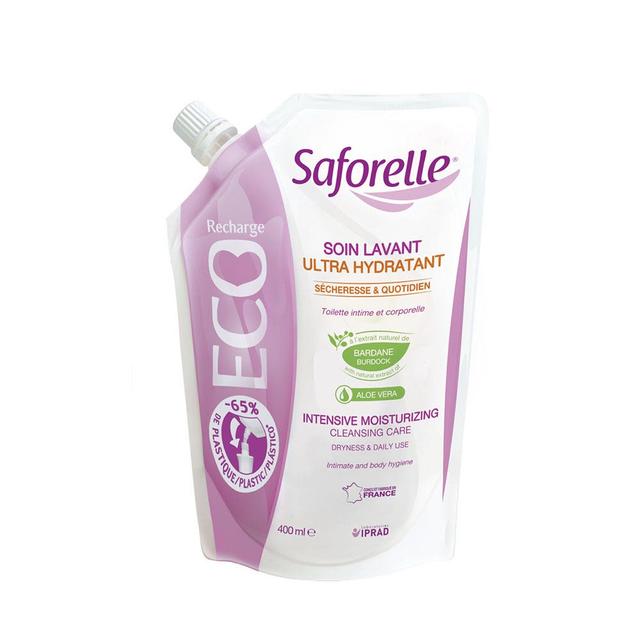 Saforelle Soin Lavant Ultra Hydratant Eco-recharge Special Secheresse 400ml - Easypara on Productcaster.