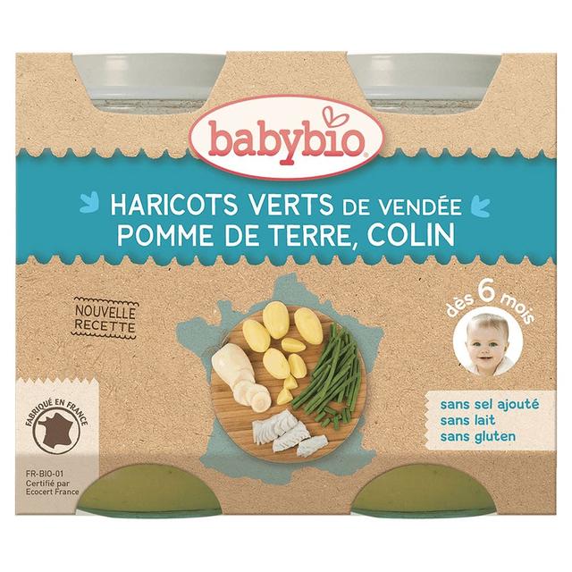 Petits Pots Menu Du Jour Des 6 Mois 2x200g Babybio - Produit Bio - Easypara on Productcaster.