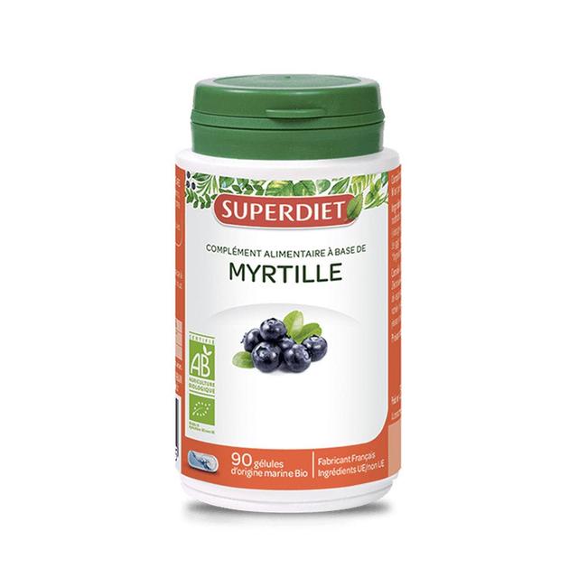 Myrtille Bio 90 Gelules Superdiet - Produit Bio - Easypara on Productcaster.