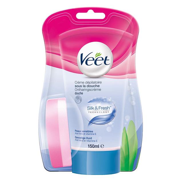 Creme Depilatoire Douche Peaux Sensibles 150ml Veet - Produit Bio - Certifié Cosmébio - Easypara on Productcaster.