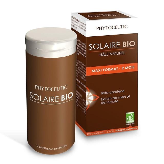 Solaire Bio 120 Comprimes Hale Naturel Phytoceutic - Produit Bio - Easypara on Productcaster.