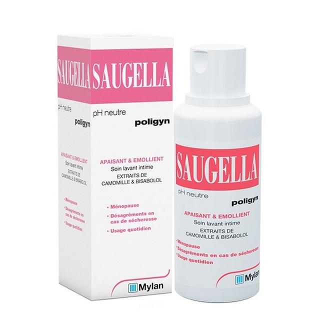 Nettoyant Intime 250ml Poligyn Muqueuses Fragiles Saugella - Produit Bio - Certifié Cosmébio - Easypara on Productcaster.