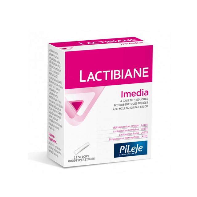 Pileje Lactibiane Imedia 12 sticks orodispersibles - Easypara on Productcaster.