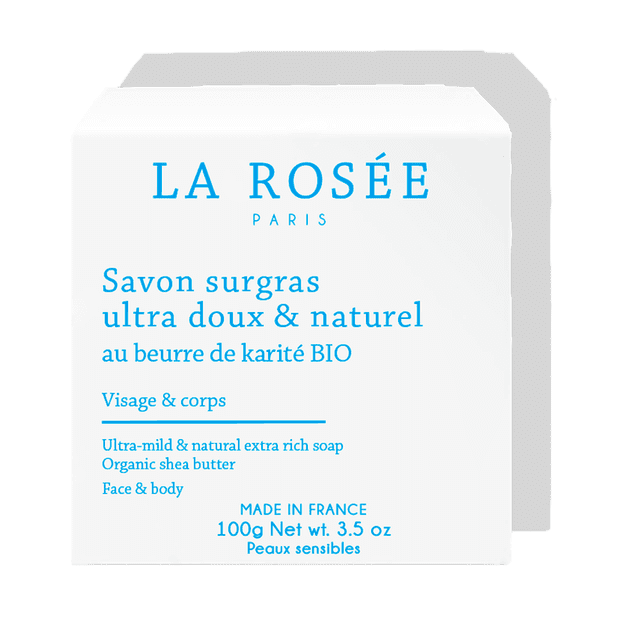 Savon Surgras Ultra Doux et Naturel 100g LA ROSÉE - Produit Bio - Certifié Cosmébio - Produit Vegan - Easypara on Productcaster.