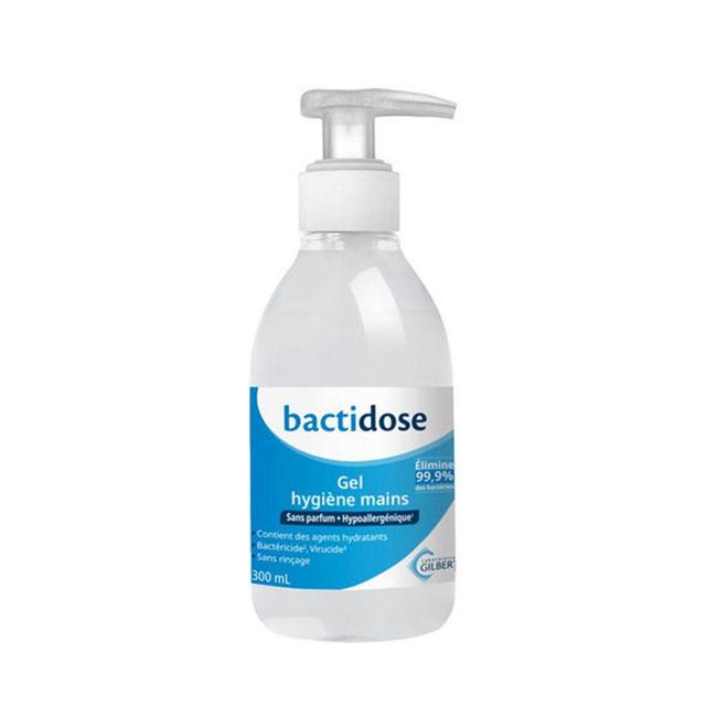 Gel Hydroalcoolique sans rinçage 300ml Bactidose - Produit Bio - Certifié Cosmébio - Easypara on Productcaster.