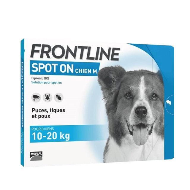 Frontline Spot-on Chien de 10-20kg 6 Pipettes de 1,34ml - Easypara on Productcaster.