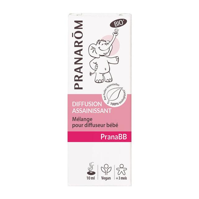 Diffusion Assainissant Bio 10 ml Pranabb Melange Pour Diffuseur Pranarôm - Produit Bio - Produit Vegan - Easypara on Productcaster.