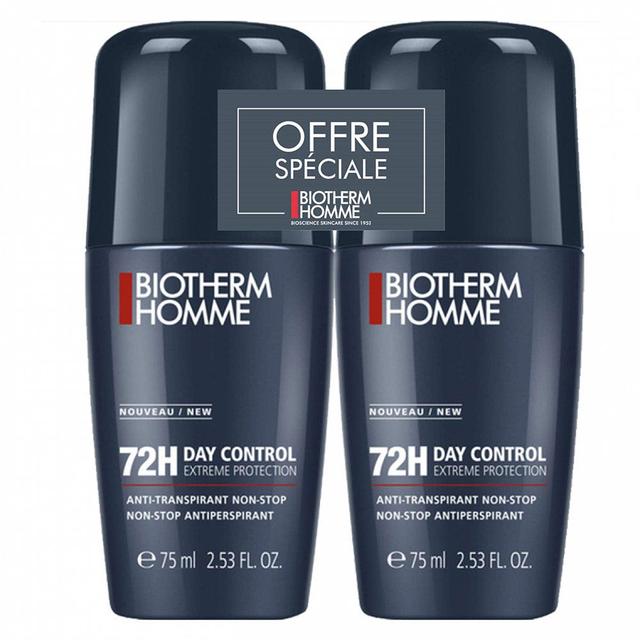 Deodorant 72h 2x75ml Day Control Homme Biotherm - Fabriqué en France - Easypara on Productcaster.