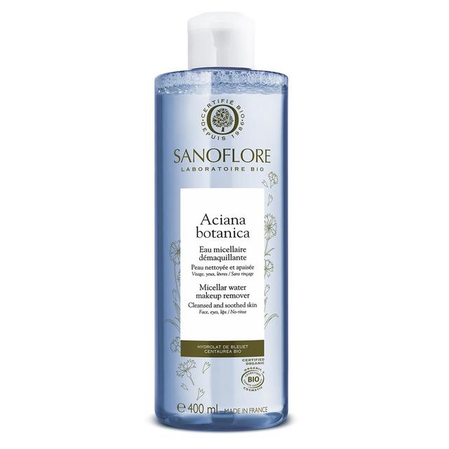 Eau Micellaire Demaquillante Bio 400ml Aciana Botanica Sanoflore - Fabriqué en France - Produit Bio - Certifié Cosmébio - Easypara on Productcaster.