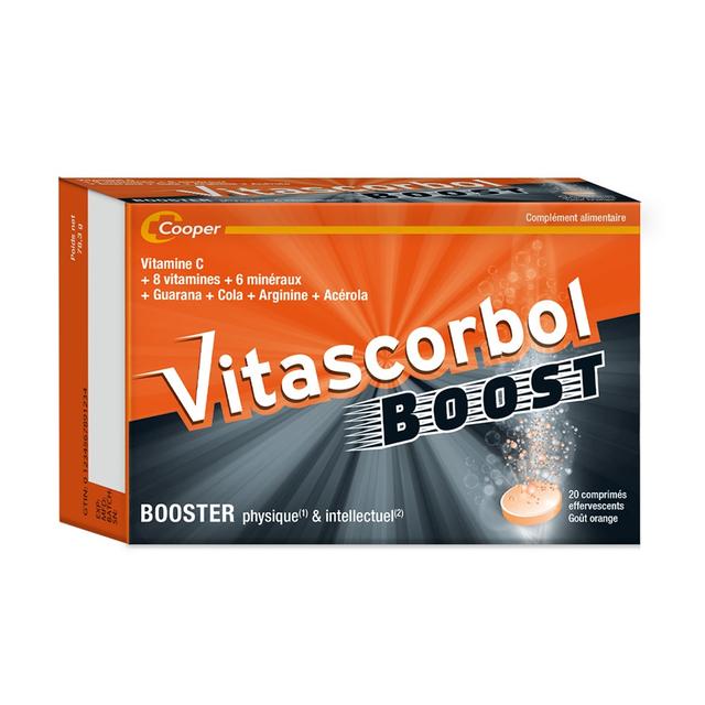 Boost 20 Comprimes Vitascorbol - Produit Bio - Certifié Cosmébio - Easypara on Productcaster.