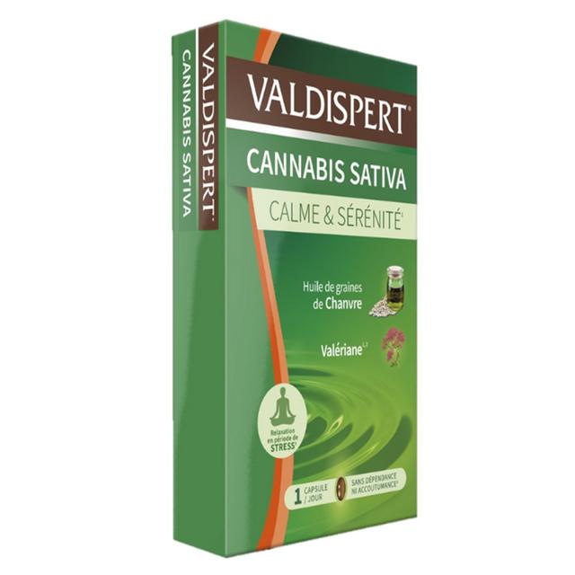 Valdispert Calme Et Serenite Cannabis sativa 24 Capsules - Easypara on Productcaster.