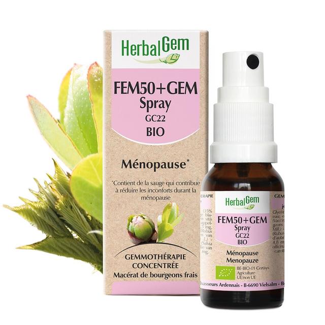 Fem50+ gem Gc22 Bio Spray Menopause 15ml Complexes De Gemmotherapie Herbalgem - Produit Bio - Easypara on Productcaster.