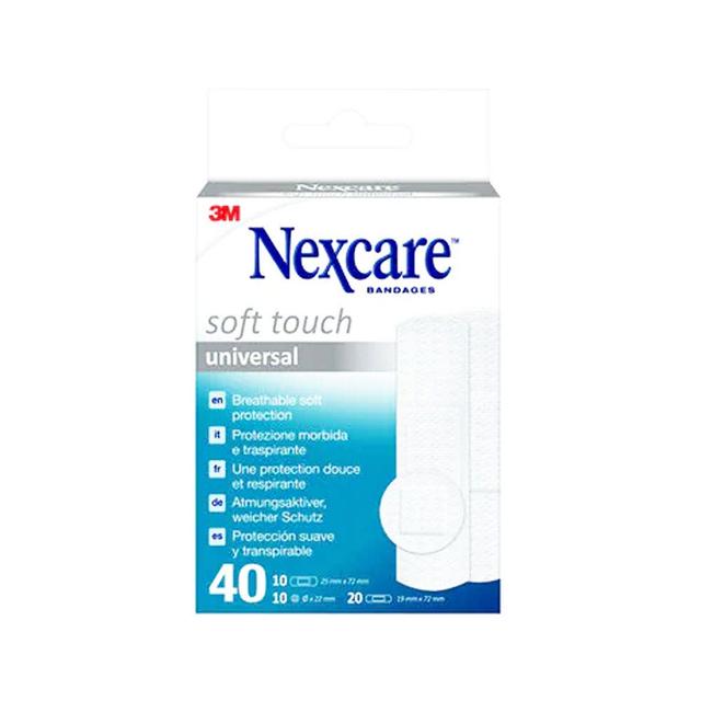 Pansements Soft Touch x40 Nexcare Protection douce et respirante 3M - Produit Bio - Certifié Cosmébio - Easypara on Productcaster.