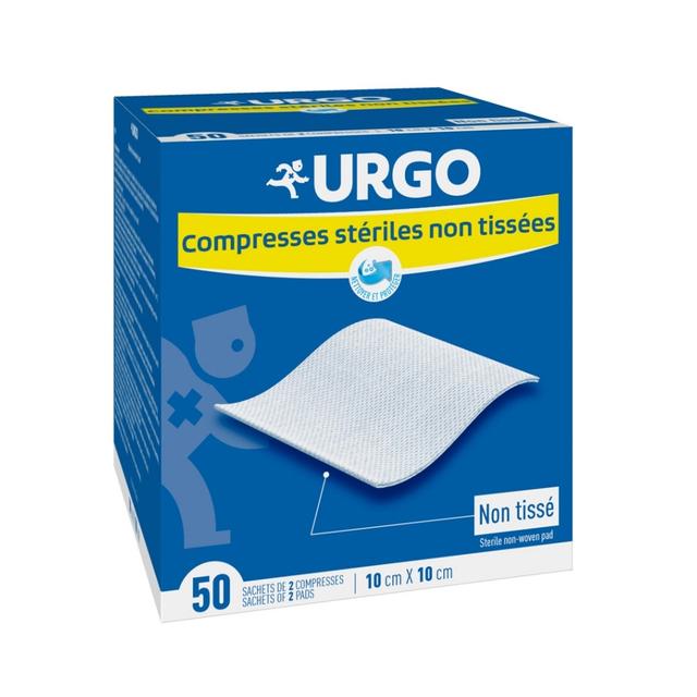 Compresses Stériles Non Tissées 10cmx10cm x 50 Urgo - Produit Bio - Easypara on Productcaster.