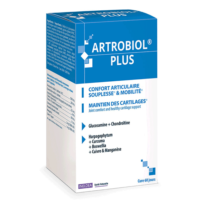 Artrobiol Plus Confort Articulaire Souplesse et Mobilité Ineldea - Certifié Cosmébio - Easypara on Productcaster.