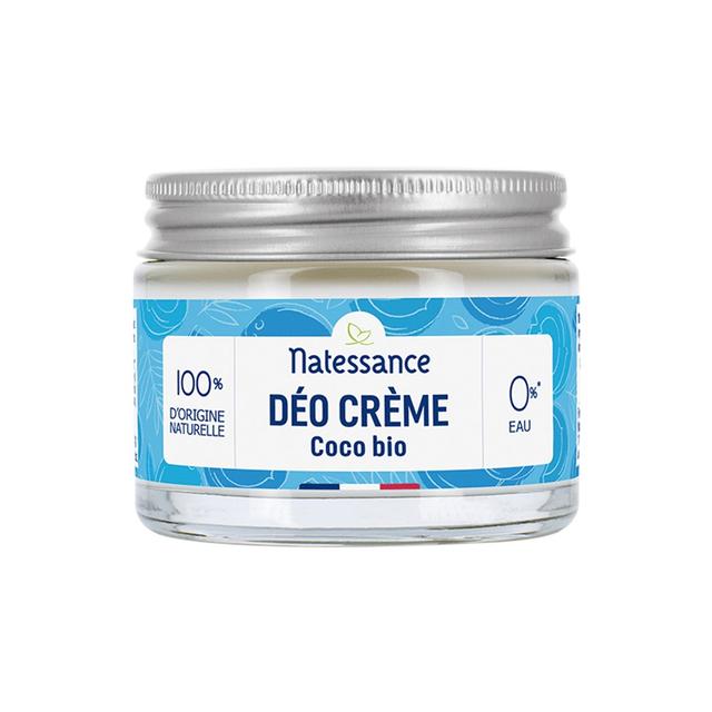 Natessance Déodorant crème coco bio 50g - Certifié Cosmébio - Easypara on Productcaster.