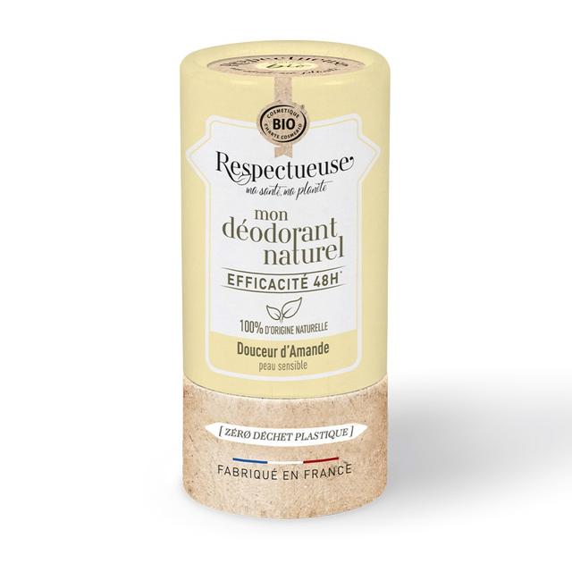 Respectueuse Mon Déodorant Naturel Efficace 48h Bio Mandorla Delicatezza per Pelle Sensibile 50g - Fatto in Francia - Easypara on Productcaster.