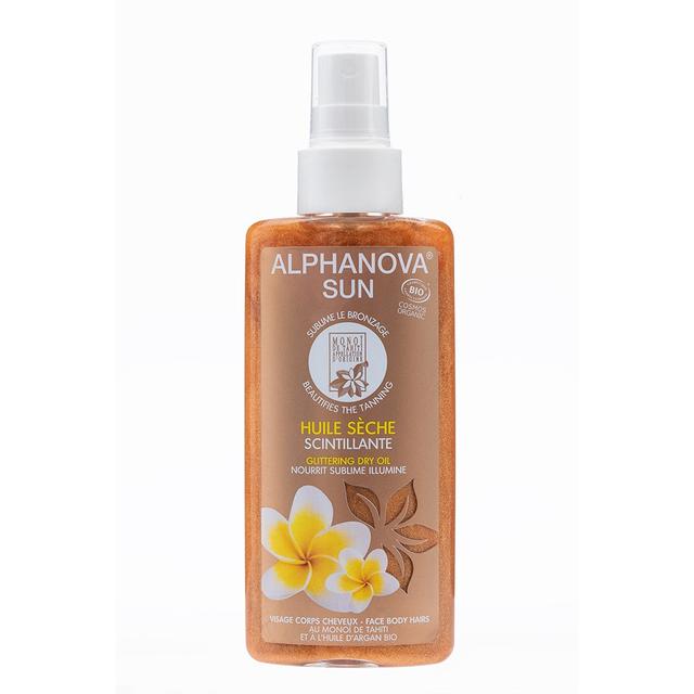 Sun Sparkling Olio di Monoi di Tahiti e Olio di Argan Bio 125 ml Alphanova - Easypara on Productcaster.