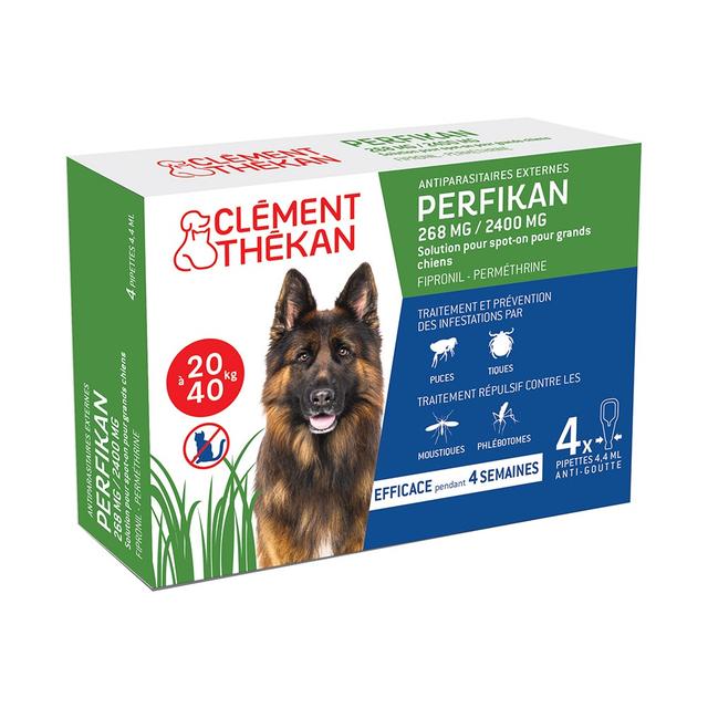 Clement-Thekan Pulci e zecche Cane 20-40kg 4 Pipette - Easypara on Productcaster.