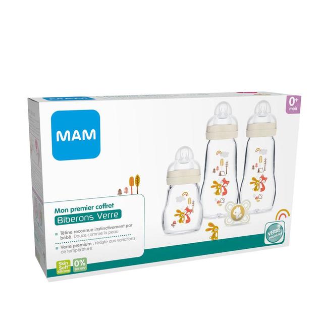 Mam Set di biberon in vetro 0 mesi + - Easypara on Productcaster.