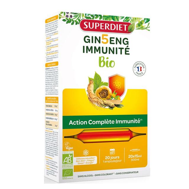 Immunità al Ginseng x20 fiale da 15 ml Superdiet - Easypara on Productcaster.