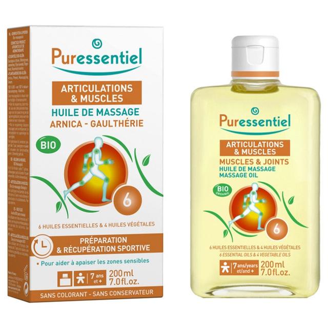 Puressentiel Articulations Et Muscles Olio da Massaggio Arnica e Gaultheria bio 200 ml - Easypara on Productcaster.