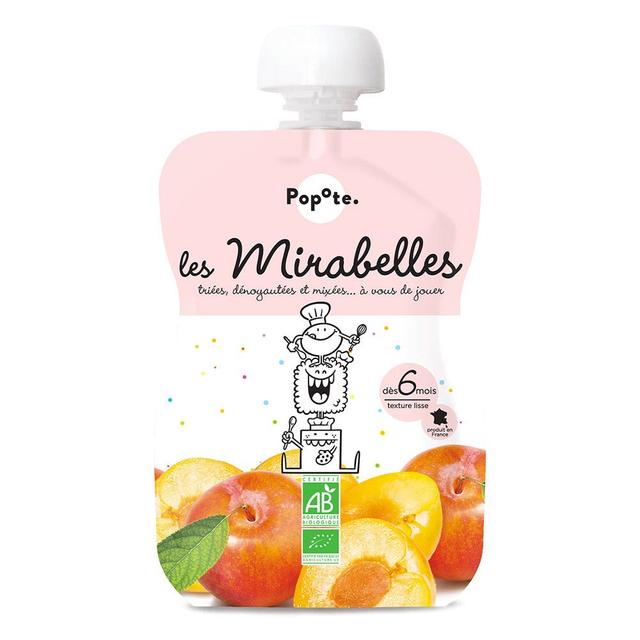 Popote Frutta Bottiglia biologica Da 6 mesi 120g - Fatto in Francia - Easypara on Productcaster.