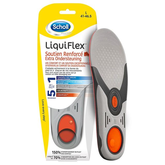 Scholl LiquiFlex Solette di sostegno rinforzate per uomo Taglia 41-46,5 - Easypara on Productcaster.