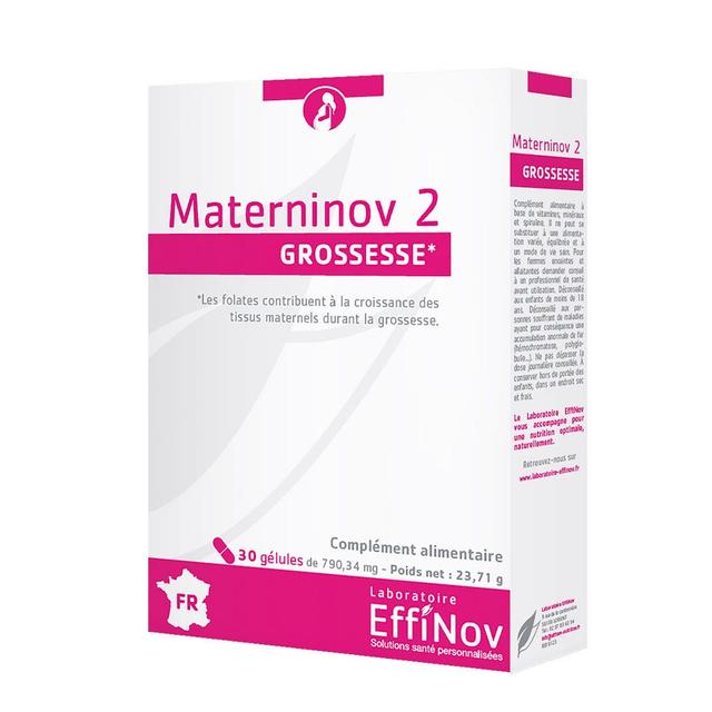 Effinov Nutrition Materninov 2 Gravidanza Grossesse 30 capsule - Fatto in Francia - Easypara on Productcaster.