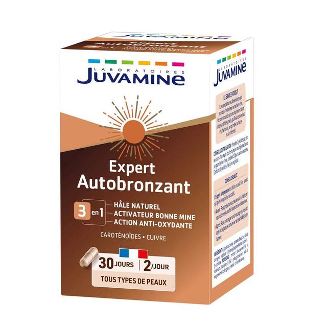 Juvamine Expert AutoBronz 60 capsule - Fatto in Francia - Easypara on Productcaster.