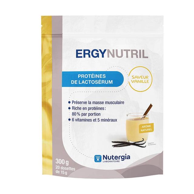 Nutergia ERGYNUTRIL Proteine del siero di latte 350g - Fatto in Francia - Easypara on Productcaster.