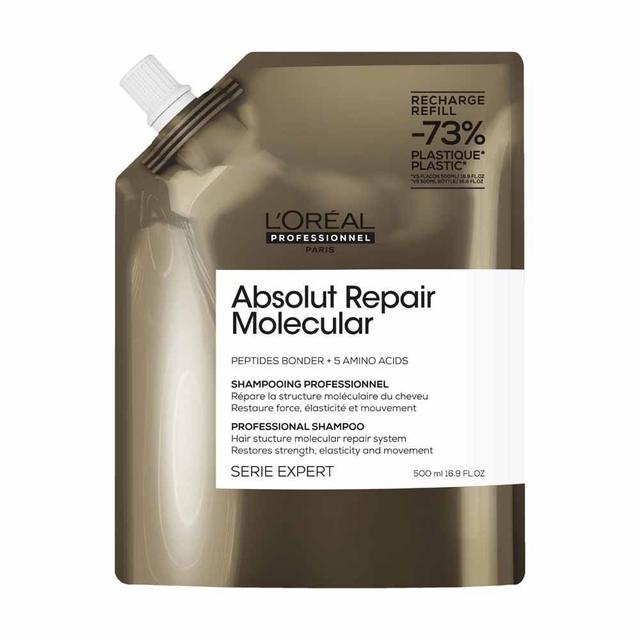 L'Oréal Professionnel Absolut Repair Molecular Ricarica Shampoo 500ml - Easypara on Productcaster.