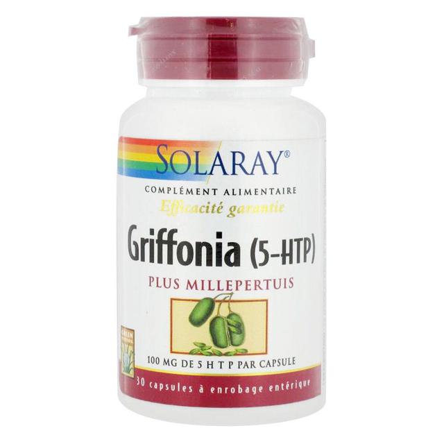 Solaray Griffonia 5-HTP + Iperico 30 Capsule - Easypara on Productcaster.