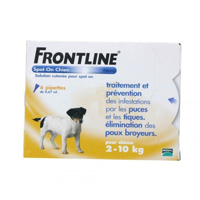 Frontline Spot-on Cane 2-10kg 6 pipette da 0,67 ml - Easypara on Productcaster.