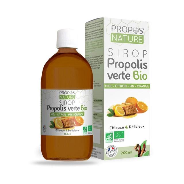 Sciroppo di Propolis verde biologico 200 ml Propos'Nature - Easypara on Productcaster.