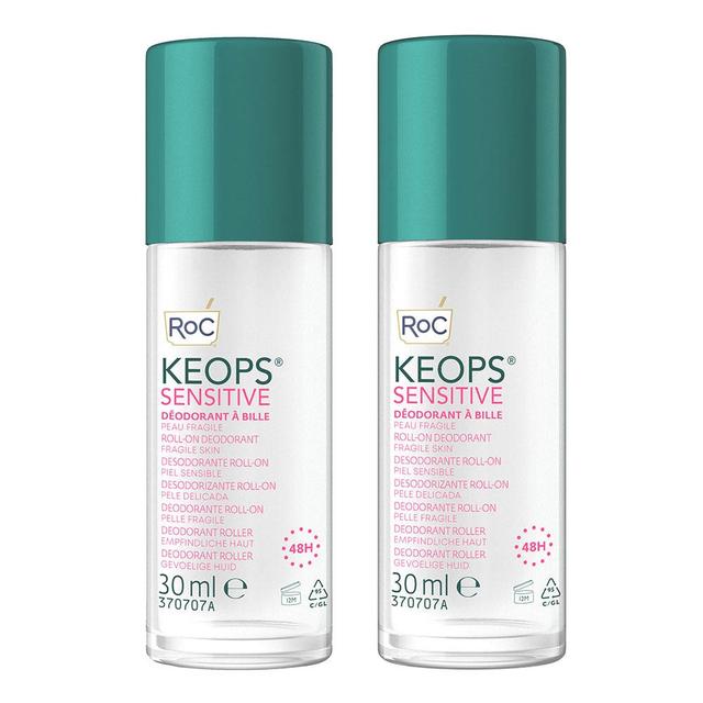 Deodorante roll-on 2x30ml Keops pelle fragile Roc - Easypara on Productcaster.