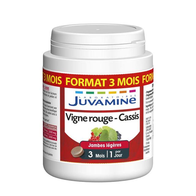 Juvamine Vite Rossa Ribes Nero Gambe Leggere 90 Compresse - Easypara on Productcaster.