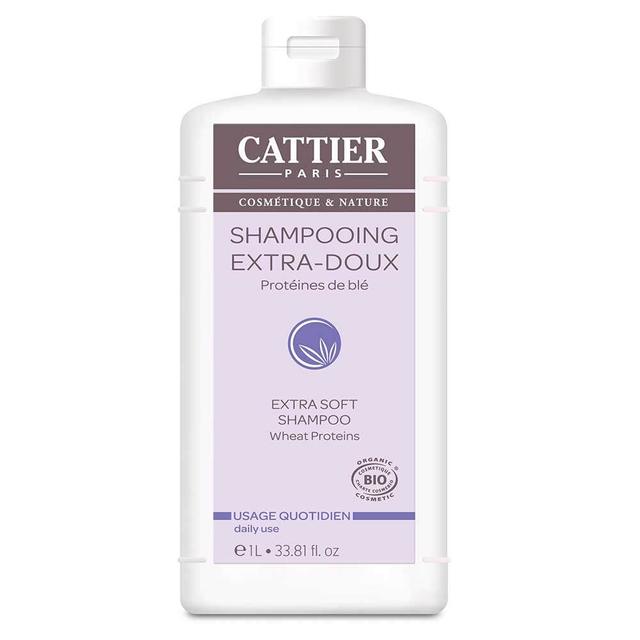 Shampoo extra-delicato Uso quotidiano Latte d'avena Bio 1l Cattier - Easypara on Productcaster.