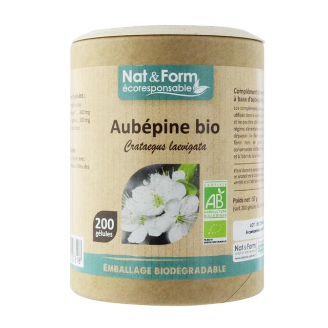 Nat&Form AUBEPINA ORGANICA 200 capsule - Easypara on Productcaster.